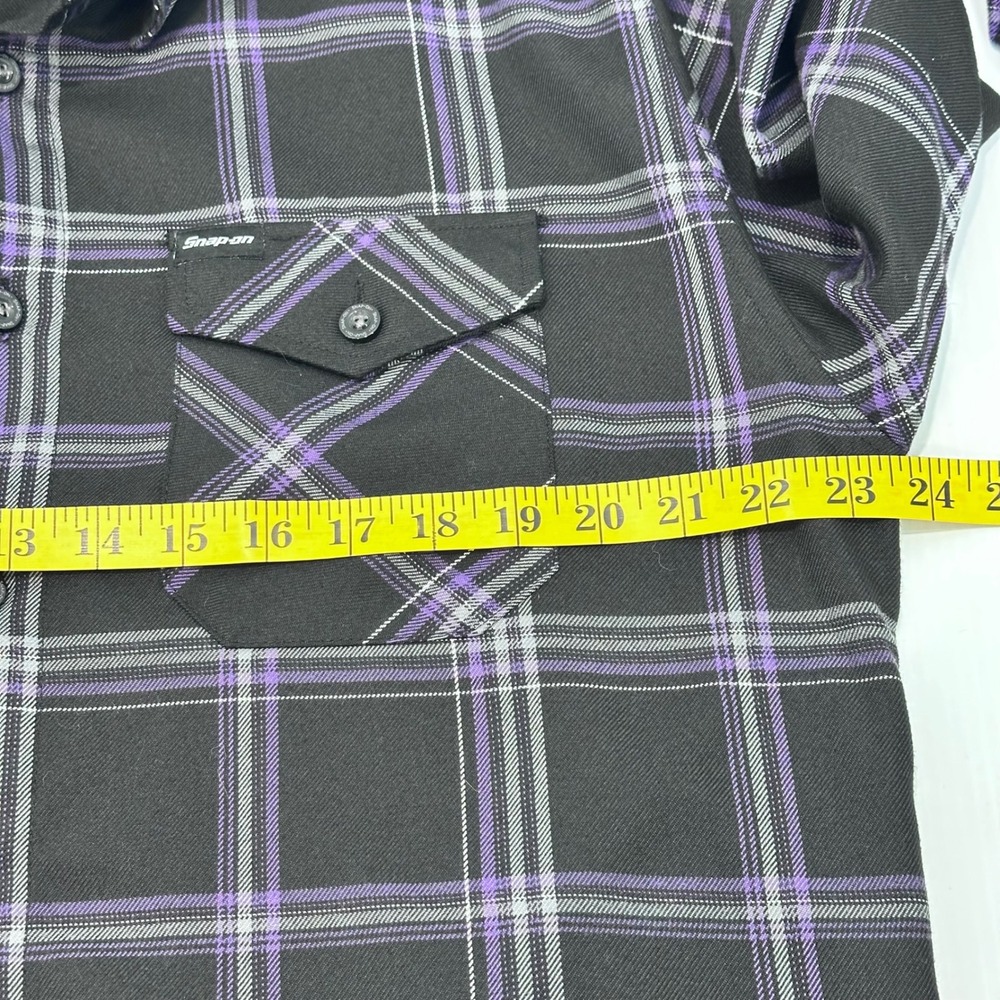 DIXXON Flannel Company Limited Edition Snap On Plaid Shirt Mens Large - Picture 8 of 10